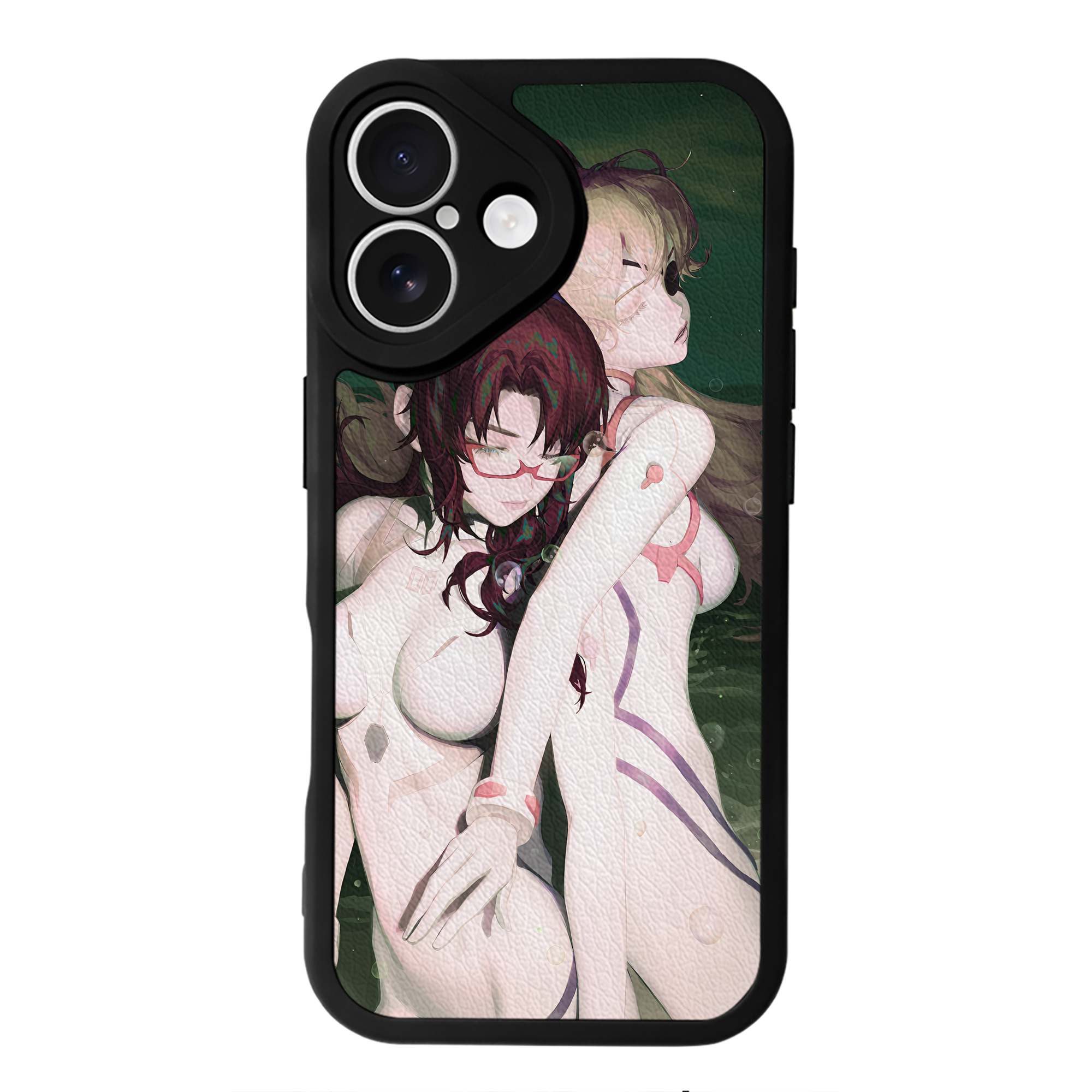 （画像用） EVA 新世紀エヴァンゲリオン 【iPhone 16シリーズ対応】シリコンスマホケース（レザー調） 材質：シリコン